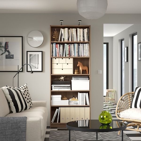 IKEA Книжный шкаф, имитация. дуб BILLY, 105.089.32 10508932 фото