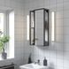 IKEA Зеркальный шкаф, антрацит ENHET, 993.365.17 99336517 фото 1