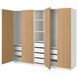 IKEA Гардероб комбінований, білий/іміт. дубовий PAX / STORKLINTA, 895.628.84 89562884 фото 1
