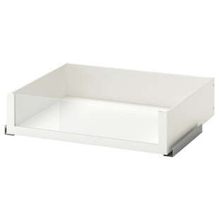 IKEA Ящик зі скляною передньою частиною, білий KOMPLEMENT, 102.466.95 10246695 фото