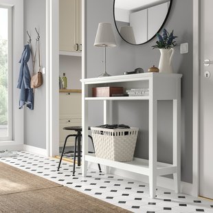 IKEA IDANAS (ІKEA ИДАНАС), Журнальний столик, білий, 104x32x95 см, 904.878.79 90487879 фото