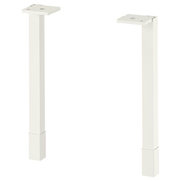 IKEA Ножки шкафа, белые ENHET, 704.490.20 70449020 фото