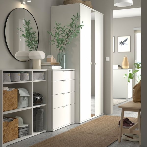 IKEA Гардеробная комбинация, белый VIHALS, 594.421.81 59442181 фото