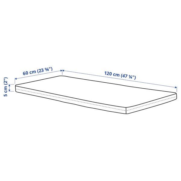IKEA Поролоновый матрас для детской кроватки PLUTTIG, 003.145.81 00314581 фото