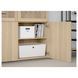 IKEA Книжкова шафа/скляні дверцята, білий вітражний дуб Лаппвікен/Сіндвік білий вітражний дуб, прозоре скло BEST&Aring;, 490.898.16 49089816 фото 4
