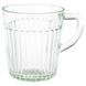 IKEA Кружка DROMBILD (ИКЕА ДРЁМБИЛЬД), Кружка, стекло, прозрачный, 004.174.52 00417452 фото 2