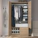 IKEA Шафа на 2 двері та 2 ящика, імітація. дуб VILHATTEN, 705.306.09 70530609 фото 1
