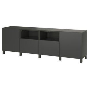 IKEA BESTA (ИКЕА БЕСТА), Тумба под ТВ с дверцами и ящиками, 995.560.38 99556038 фото