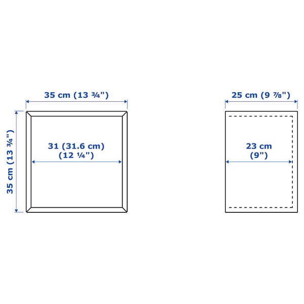 IKEA EKET (ИКЕА ЭКЕТ), Навесной шкаф, орех, 35x25x35 см, 194.902.73 19490273 фото