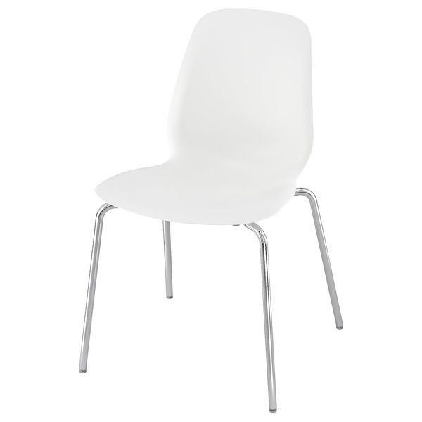 IKEA Стул, белый/Сефаст хром LID&Aring;S, 294.813.91 29481391 фото