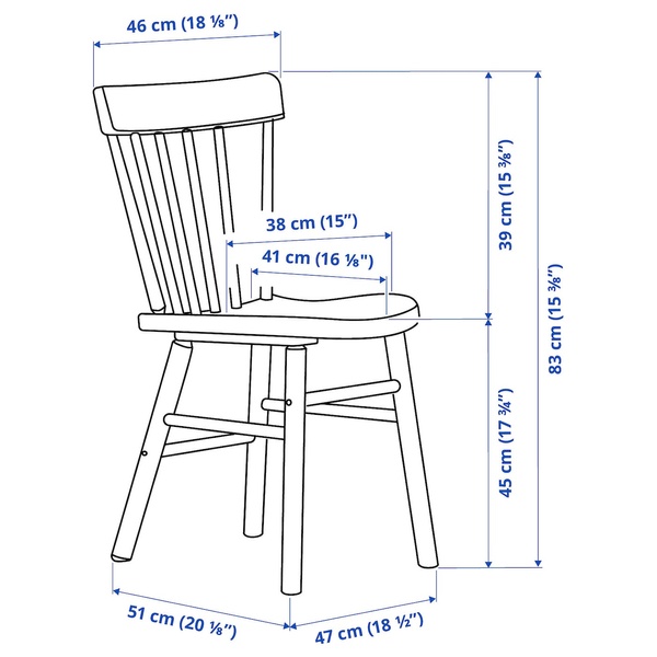 IKEA NORRARYD (ІKEA НОРРАРИД), Стілець, білий, 702.730.92 70273092 фото