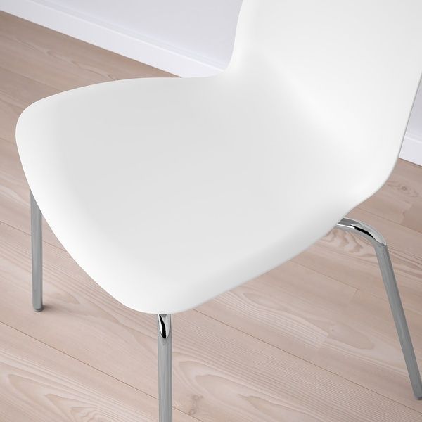 IKEA Стул, белый/Сефаст хром LID&Aring;S, 294.813.91 29481391 фото