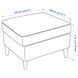 IKEA STRANDMON (ИКЕА СТРАНДМОН), Кресло/табурет для ног, Нордвалла темно-серый, 394.839.07 39483907 фото 5