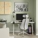 IKEA Стіл та стілець, білий/світло-сірий TROTTEN / MATCHSPEL, 495.377.59 49537759 фото 1