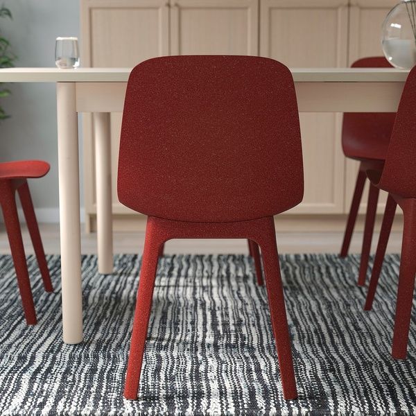 IKEA Стул, красный ODGER, 705.165.52 70516552 фото