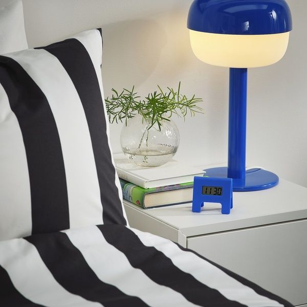 IKEA Будильник, яскраво-синій KUPONG, 905.921.25 90592125 фото