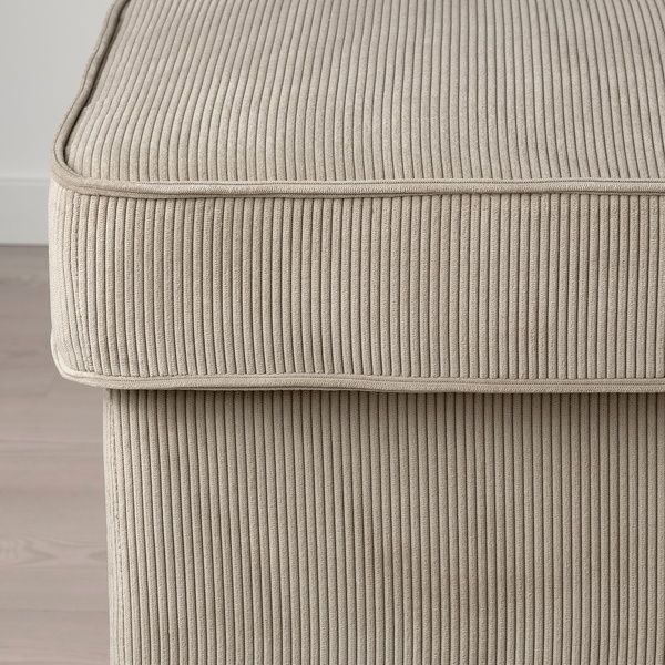 IKEA STRANDMON (ИКЕА СТРАНДМОН), Кресло/подставка для ног, Келинге бежевый, 794.839.05 79483905 фото