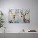 IKEA PJATTERYD (ИКЕА ПЬЯТТЕРИД), Картина, разноцветный северный олень, 50х70 см., 105.180.40 10518040 фото 5