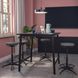 IKEA Стол для переговоров, ясеневый шпон, крашенный в черный цвет/черный MITTZON, 395.334.55 39533455 фото 2