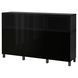 IKEA Комбінація з дверима, Selsviken black-brown/Glassvik high gloss/чорне димчасте скло BEST&Aring;, 092.081.85 09208185 фото 2