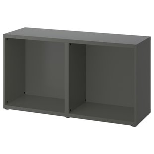 IKEA BESTA (ІKEA БЕСТА), Корпус темно-сірий, 120x40x64 см., 305.385.89 30538589 фото