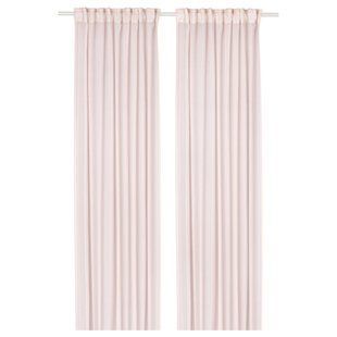 IKEA Штори 2шт на тасьмі/рожевий STENFR&Ouml;, 005.948.93 00594893 фото