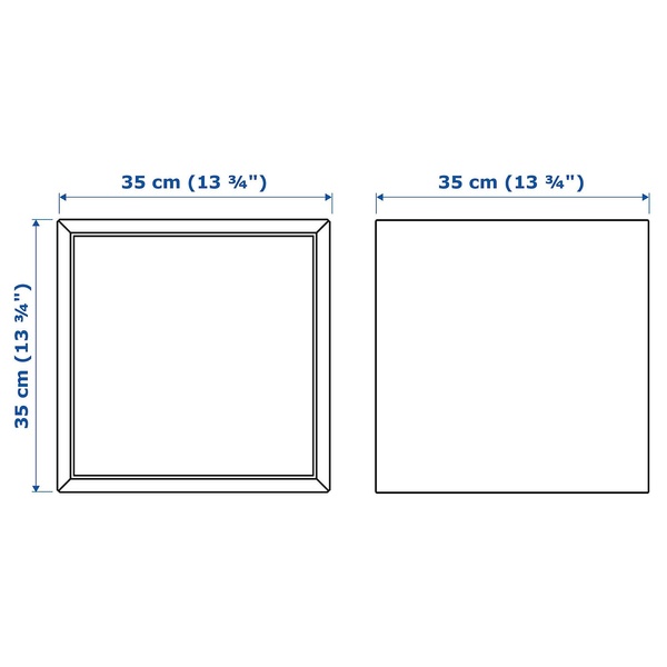 IKEA Шафа EKET (ІKEA ЭКЕТ), Шафа з дверцятами, біла, 35x35x35 см, 803.321.14 80332114 фото