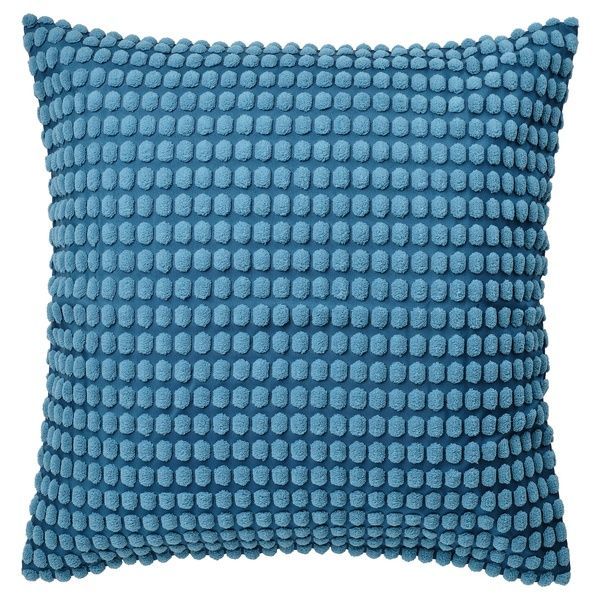 IKEA SVARTPOPPEL (ІKEA СВАРТПОППЕЛЬ), Чохол на подушку, синій, 65x65 см, 405.430.19 40543019 фото