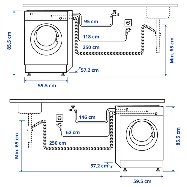 IKEA Пральна машина ІКЕА 300 UDDARP, 605.237.65 60523765 фото