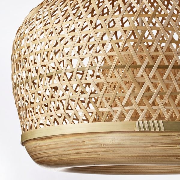 IKEA Підвісний світильник, бамбук/ручна робота MISTERHULT, 904.410.18 90441018 фото