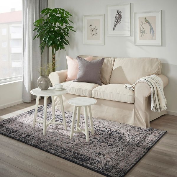 IKEA Килим TEBSTRUP низький ворс різнокольоровий 160х240 см, 604.970.78 60497078 фото