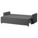 IKEA 3-местный диван-кровать, Хакебо темно-серый BRISSUND, 305.808.56 30580856 фото 2