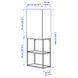 IKEA Книжкова шафа біла/іміт. дуб ENHET, 593.314.61 59331461 фото 7