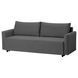 IKEA 3-местный диван-кровать, Хакебо темно-серый BRISSUND, 305.808.56 30580856 фото 1