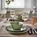 IKEA Миска, кераміка блідо-сіро-зеленого кольору STRIMMIG, 505.676.65 50567665 фото 4