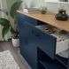 IKEA Сервант, чорно-синій SKRUVBY, 705.687.20 70568720 фото 2