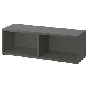 IKEA BESTA (ІKEA БЕСТА), Корпус темно-сірий, 120x40x38 см., 605.385.83 60538583 фото