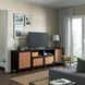 IKEA BESTA (ИКЕА БЕСТА), Тумба под телевизор с дверцами и ящиками, черно-коричневый/Студсвикен/Стуббарп темно-коричневый, 240x42x74 см, 494.216.31 49421631 фото 4
