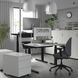 IKEA Регулируемый по высоте письменный стол, электрический белый/черный MITTZON, 095.261.16 09526116 фото 5