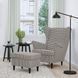 IKEA Кресло/подставка для ног, Виббербо черный/бежевый STRANDMON, 294.839.03 29483903 фото 5