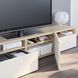 IKEA BEST&Aring; (ІKEA БЕСТО), Тумба під ТВ, під вибілений дуб/Сельсвікен блискучий/білий, 180x42x39 см, 493.990.84 49399084 фото 4