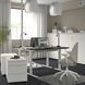 IKEA Письменный стол, ясеневый шпон, крашенный в черный/белый MITTZON, 095.258.57 09525857 фото 2