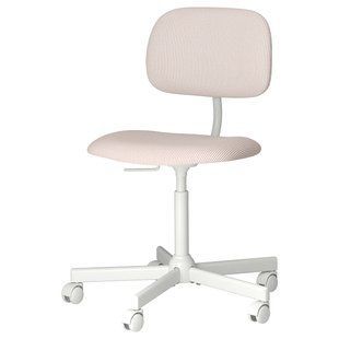 IKEA Кресло вращающееся, Кловста белый/оранжево-коричневый BLECKBERGET, 305.638.71 30563871 фото
