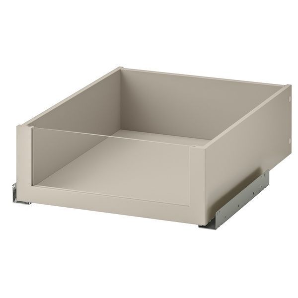 IKEA Ящик зі скляною передньою частиною, бежевий KOMPLEMENT, 505.090.86 50509086 фото