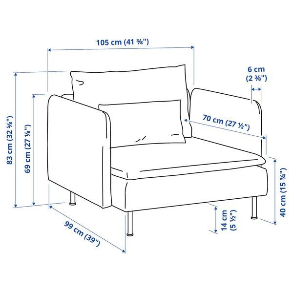 IKEA Кресло, Фридтуна светло-бежевый S&Ouml;DERHAMN, 894.496.47 89449647 фото