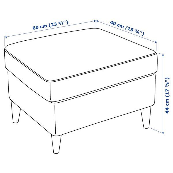 IKEA Кресло/подставка для ног, Дьюпарп темно-зеленый STRANDMON, 194.839.08 19483908 фото