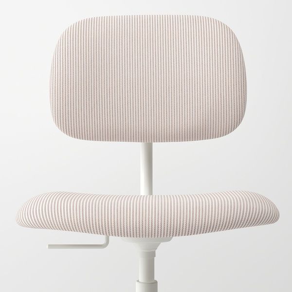 IKEA Кресло вращающееся, Кловста белый/оранжево-коричневый BLECKBERGET, 305.638.71 30563871 фото