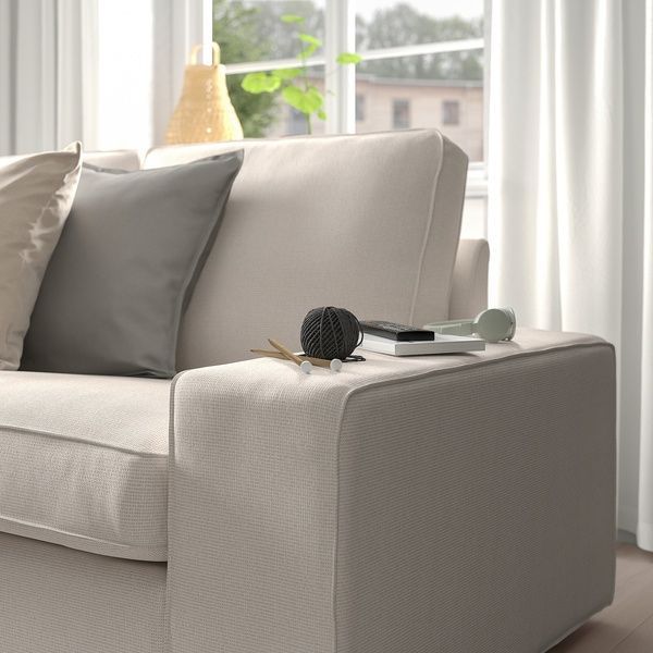 IKEA Диван 3-місний Трезунд світло-бежевий KIVIK, 894.828.30 89482830 фото