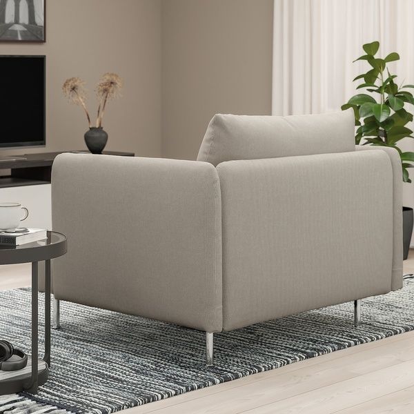 IKEA Кресло, Фридтуна светло-бежевый S&Ouml;DERHAMN, 894.496.47 89449647 фото