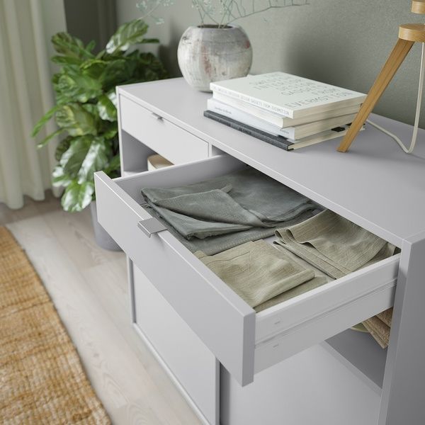 IKEA Тумба світло-сіра SPIKSMED, 805.655.18 80565518 фото